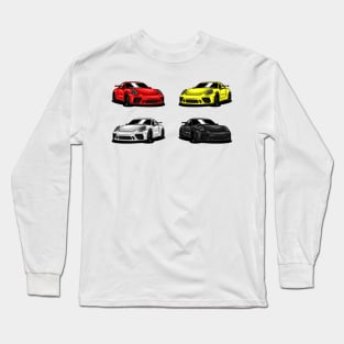 X4 Porsche 911 Car Long Sleeve T-Shirt